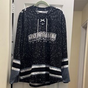 Brooklyn Cyclones Black and Gray Hockey Jersey size XL Star Wars Night